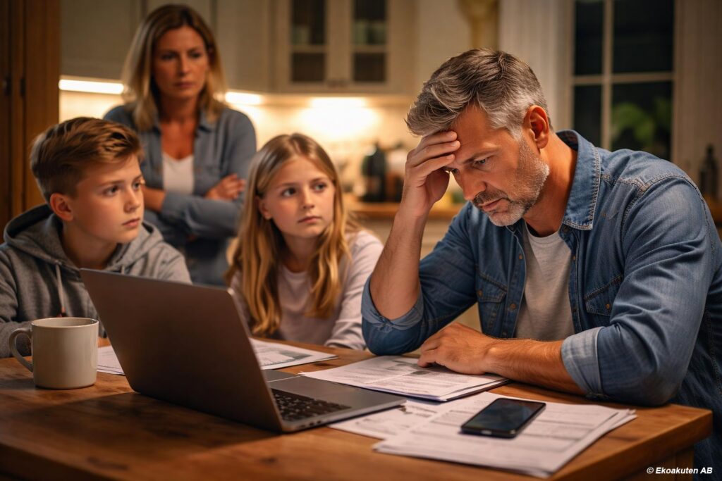 familjen märker problem i företaget