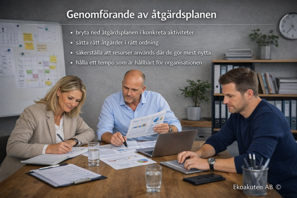 Genomförande vid företagskris i praktiken