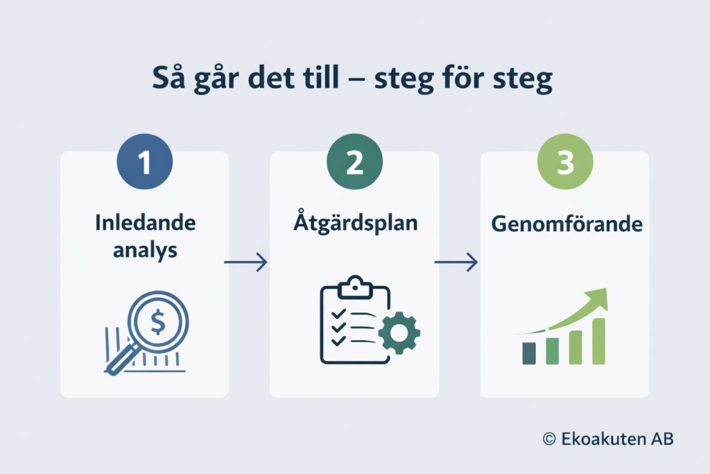 Analys före åtgärd – steg för steg genomgång av ekonomisk styrning i företag