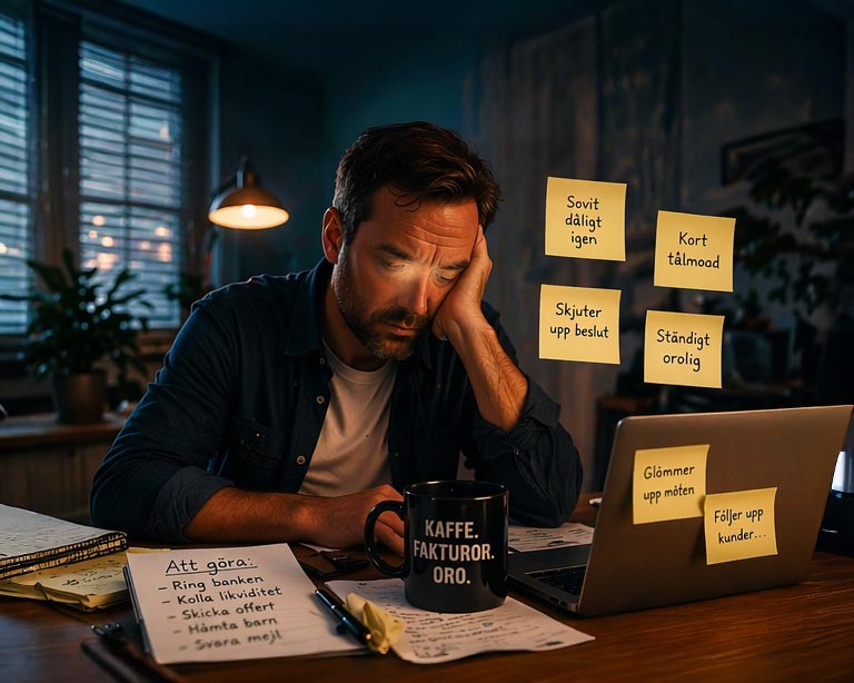 tidiga tecken på ekonomisk stress