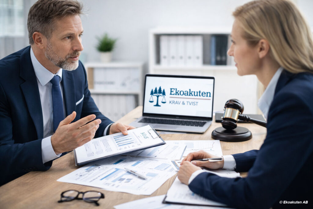 Ekoakuten arbetar strukturerat med kravhantering och tvist för företag