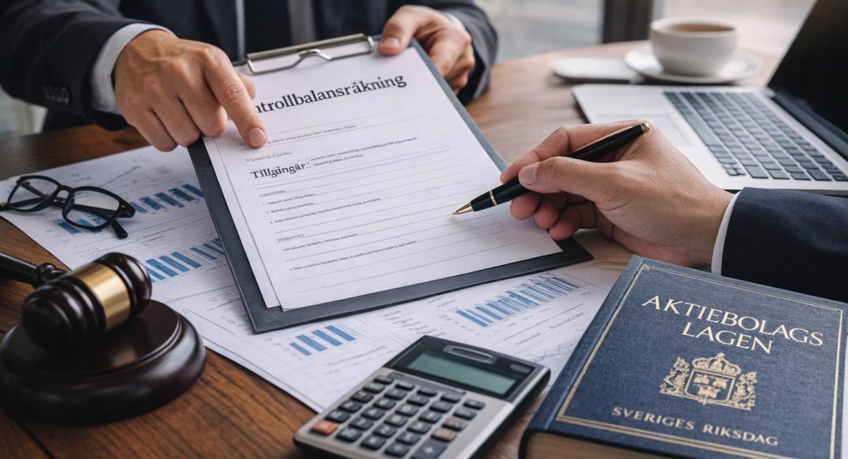 kontrollbalansräkning och styrelseansvar i aktiebolag vid kapitalbrist