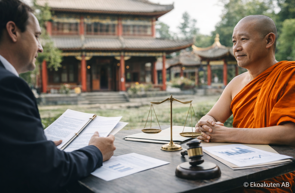 Ekonomisk och juridisk rådgivning vid skatteuppgörelse för buddhistiskt tempel