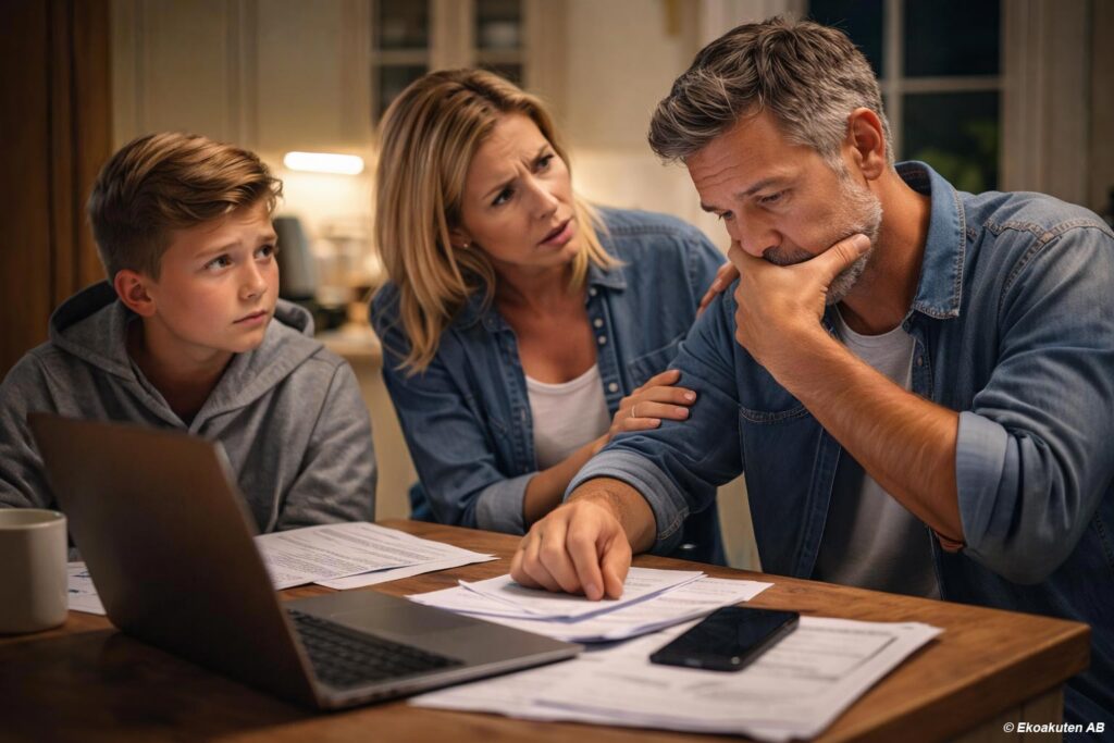 familjen märker problem i företaget