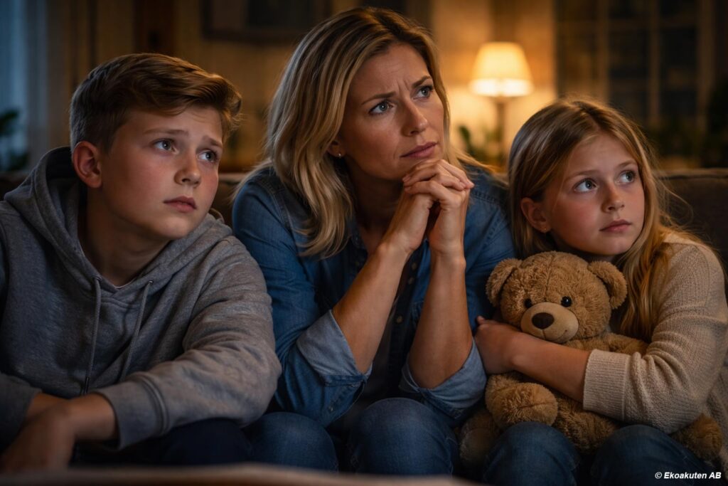 familjen märker att något är fel i företaget