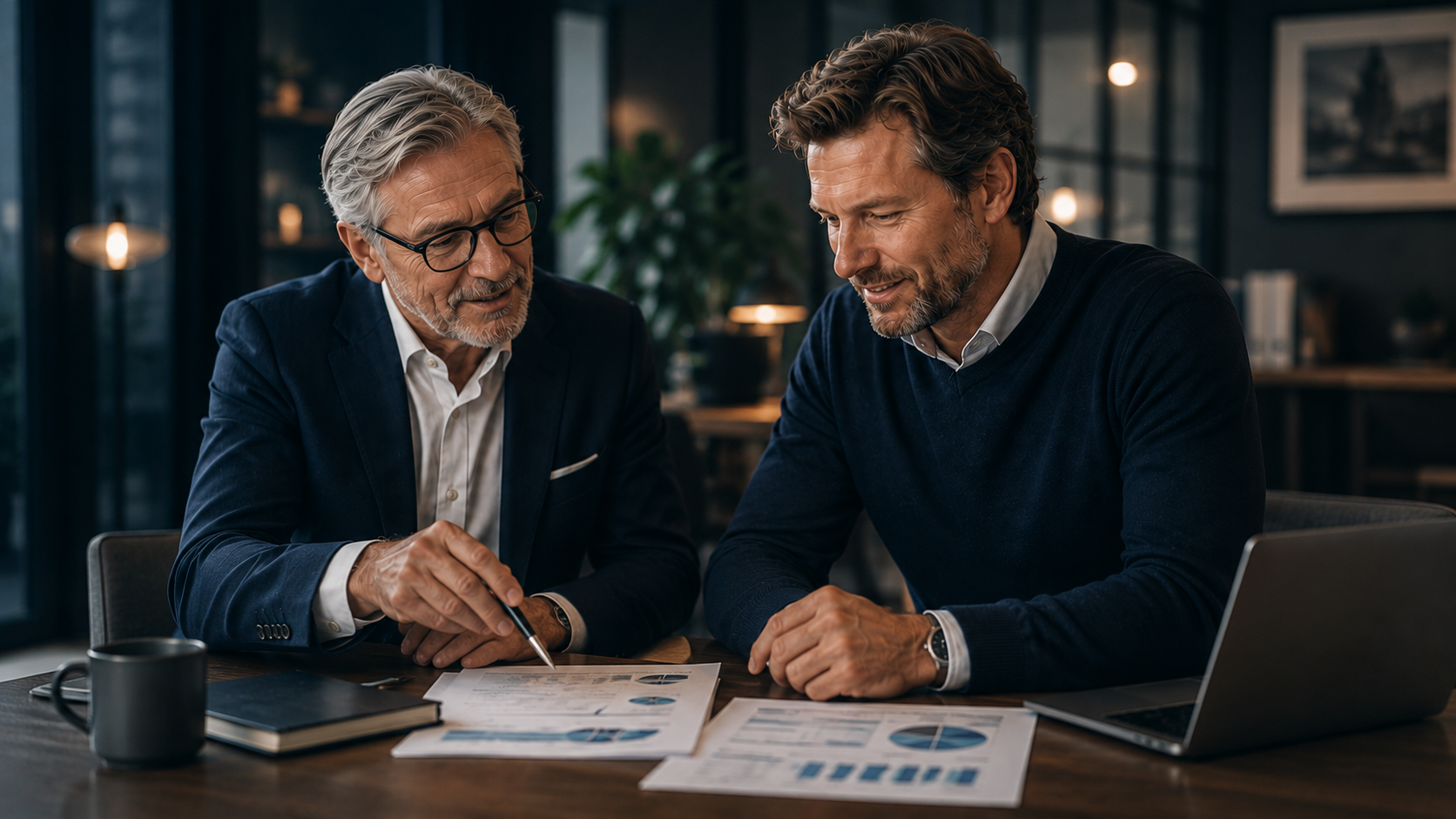 Företagare som går igenom ekonomiska problem och möjliga åtgärder