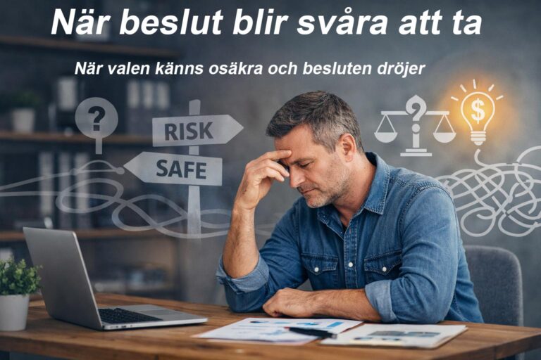 svåra beslut som företagare