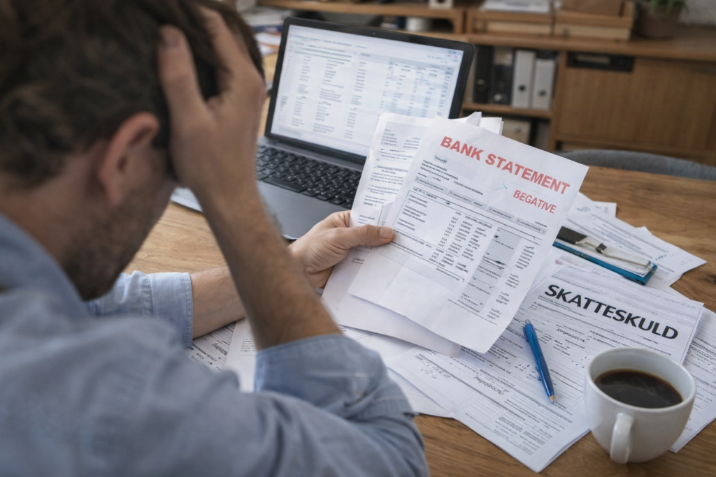 När privat ekonomi börjar bära företaget – företagare som använder privata medel för att täcka företagets skulder