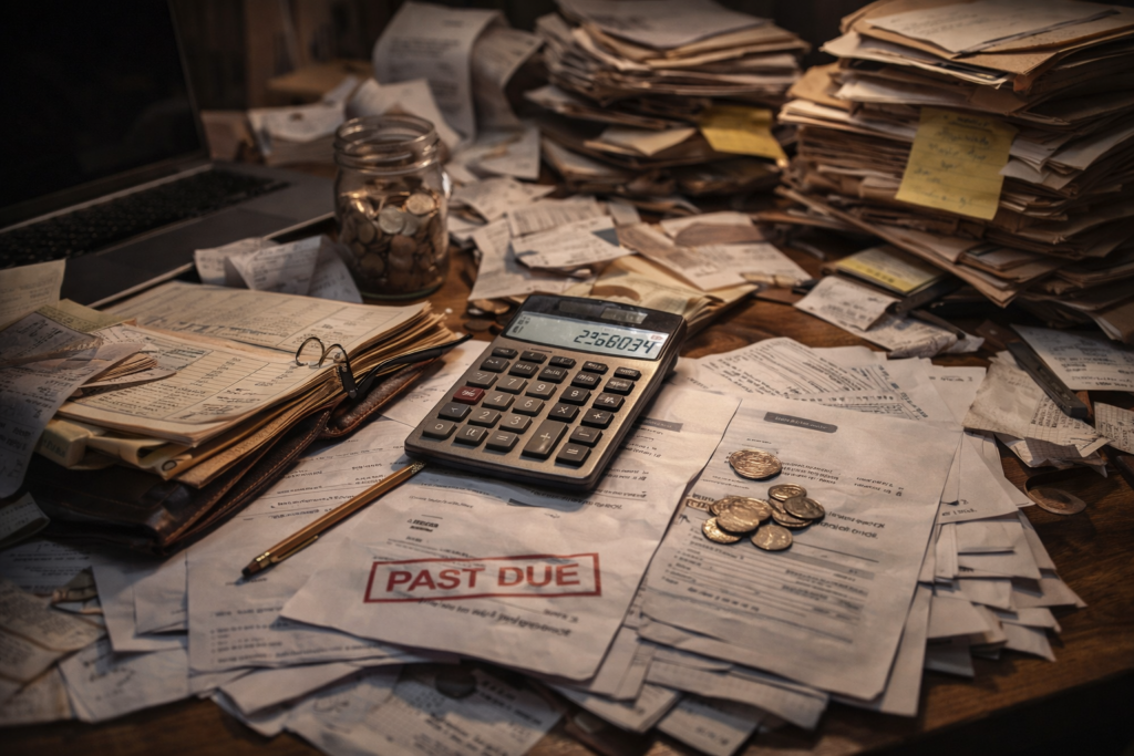 Utgångsläge i företag där tillfälliga ekonomiska lösningar blivit permanenta