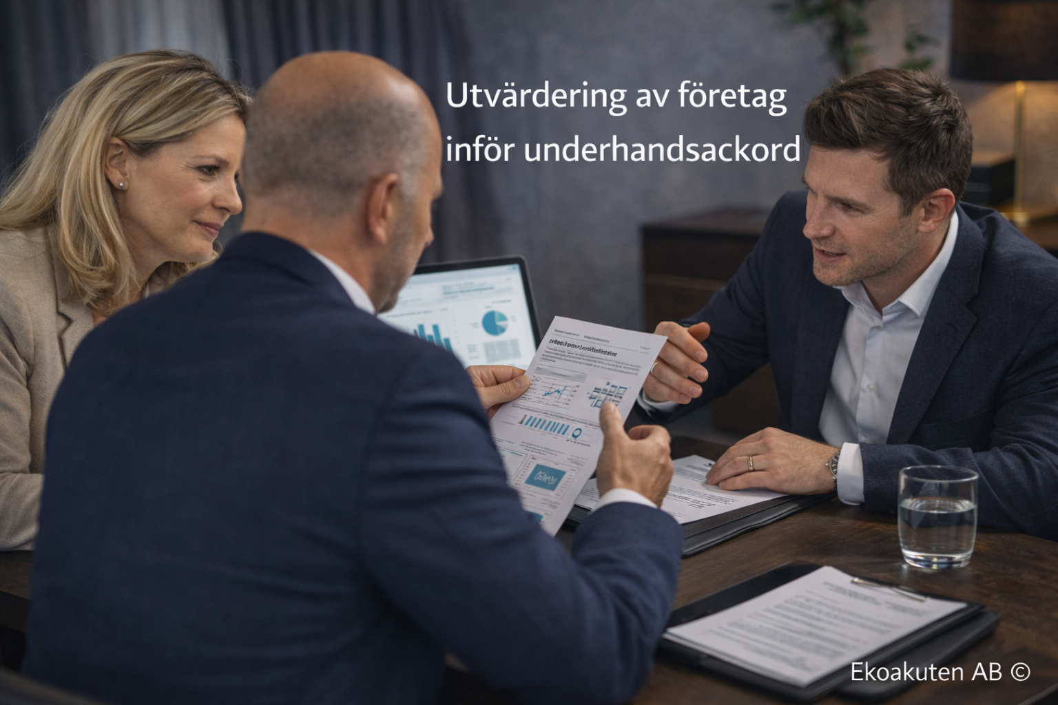 Utvärdering av företag inför underhandsackord och diskret skulduppgörelse