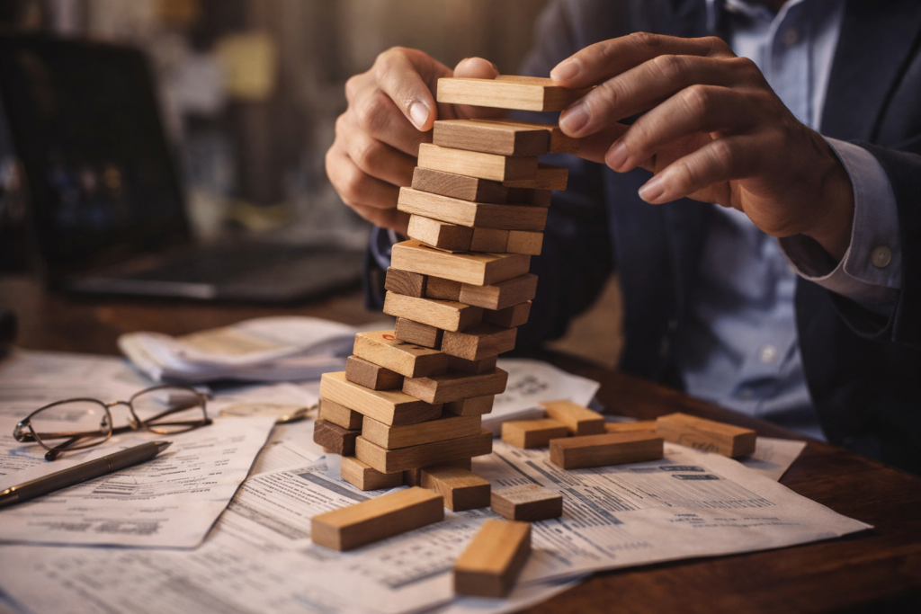 Varför tillfälliga lösningar blir kritiska när företagets ekonomi är i obalans